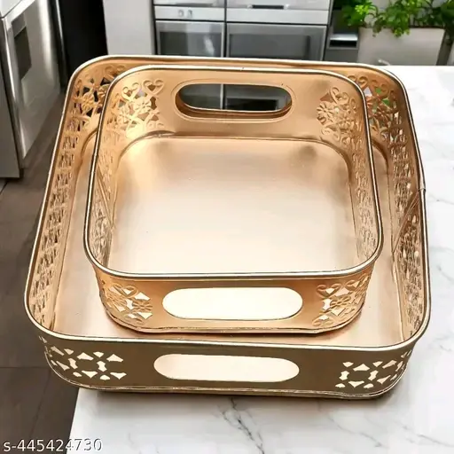 FRESHHON DESIGNER FRUITS & VEGETABLE TRAY (SET OF TWO)