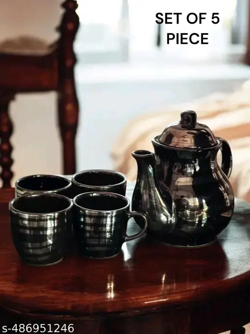 Freshhon Designer kettle set (BONE CHINA PACK OF 5) B