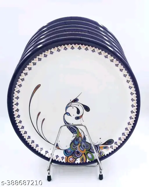 Freshhon Holi & Eid special Premium Quality 11" Dinner Set pack of 6