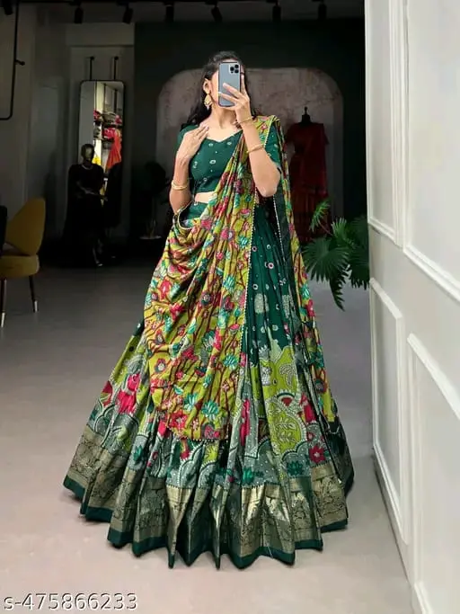 Floral printed traditional lehnga choli