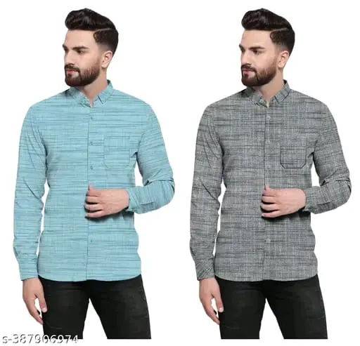 khadi cotton combo shirts