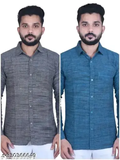 Khadi cotton Combo shirts for men