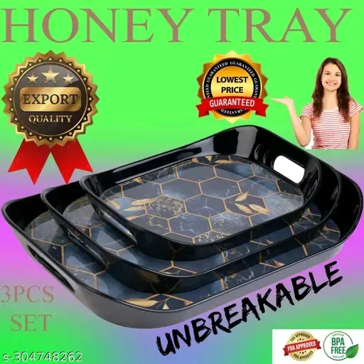 Freshhon Designer Honey Tray PACK OF 3