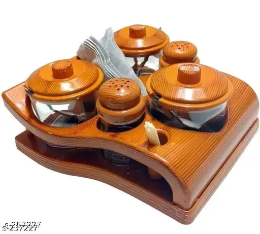 Freshhon Designer Trendy Salt Container with jar set