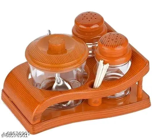 Freshhon Designer Trendy Salt Container with jar set