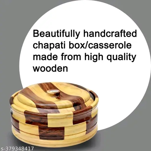 Freshhon Designer wooden Crafting 1500Ml 🥘 Casserole