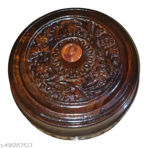 Freshhon Designer wooden Crafting 1500 Ml Casserole 🥘