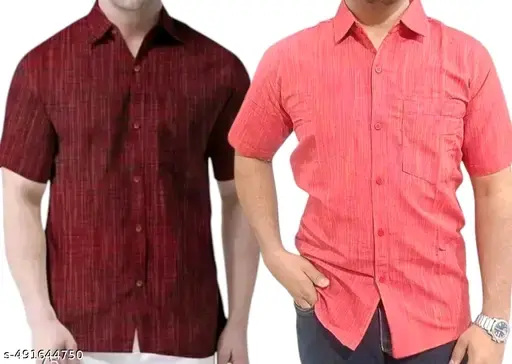 Freshhon 🌞 Summer Special Combo Khadi Cotton Shirts