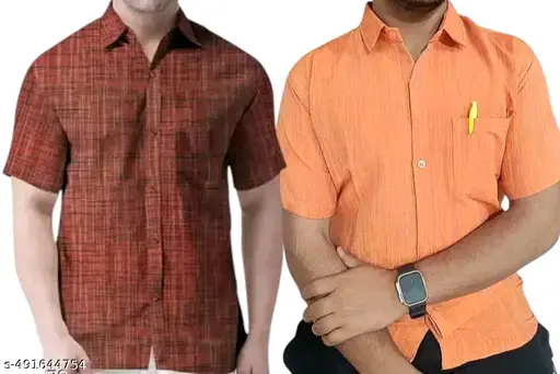 Freshhon Summer 🌞 Special Combo Khadi Cotton Shirts