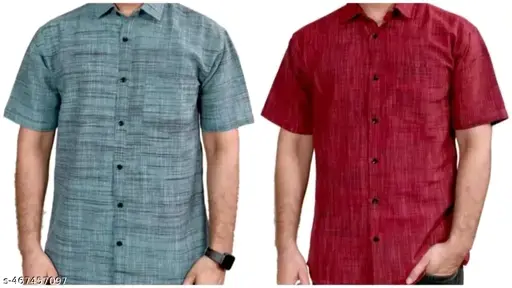 Freshhon Summer Special Combo Classic Khadi Cotton Shirts