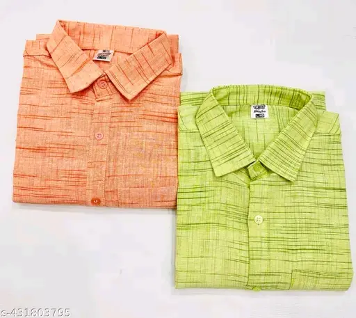 Freshhon Summer 🌞 Special Combo Classic Khadi Cotton Shirts