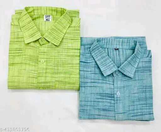 Freshhon Summer 🌞 Special Combo Classic Khadi Cotton Shirts