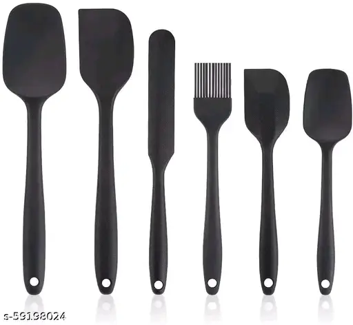 Freshhon Special Silicone Food grade Spatulas Set of 6