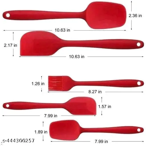 Freshhon Special Food grade Silicone Spatulas Set of 5