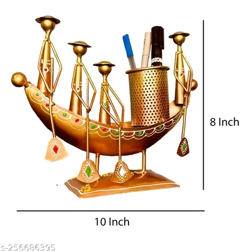 Freshhon Special Handicrafts Metal HOTELS & RESORT DECOR  KERLA BOAT ANTIQUE SHOWPIECE