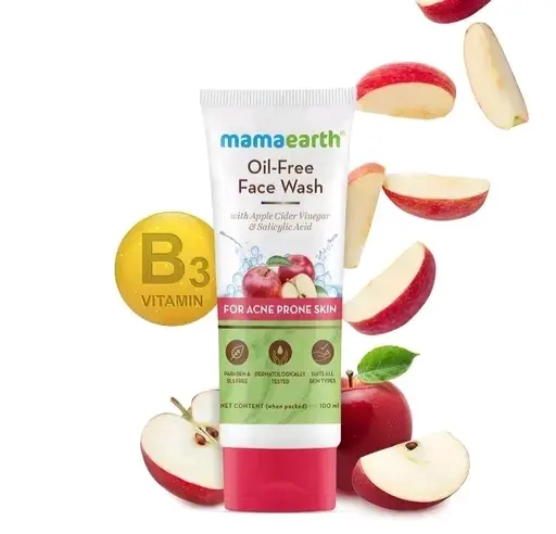Mamaearth Oil Free Face Wash For Oily Skin with Apple Cider vinegar