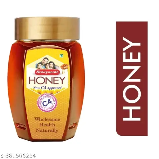 BAIDYANATH C4 GRADE HONEY (INTERNATIONAL STANDARD APPROVED HONEY) 500gm