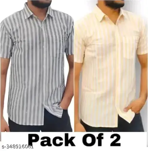Freshhon 🌞 Summer Special classic khadi Cotton Combo Shirts