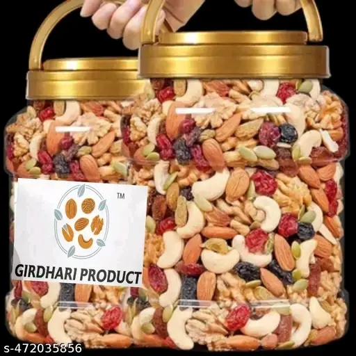 Freshhon Special 1kg premium quality  mix dry fruits (jar pack)